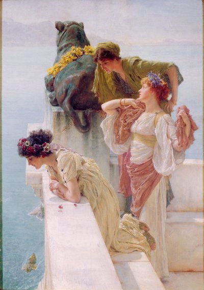 Een Voordeelpositie door Lawrence Alma Tadema